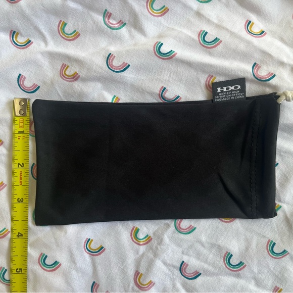 Oakley Soft Pouch Case Black Drawstring Cleaning Cloth Bag Eyeglasses Sunglasses - Picture 7 of 7
